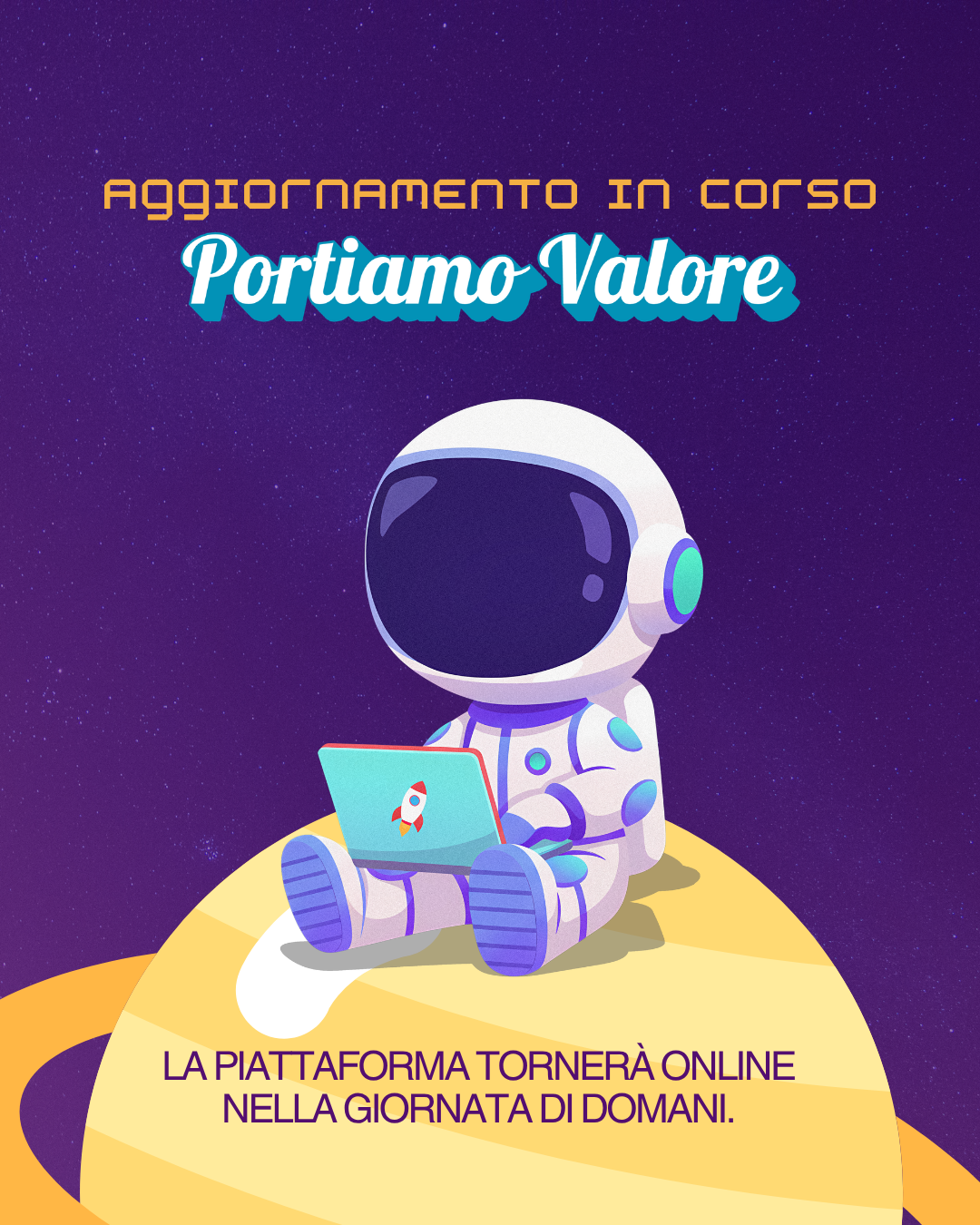 Aggiornamento in corso