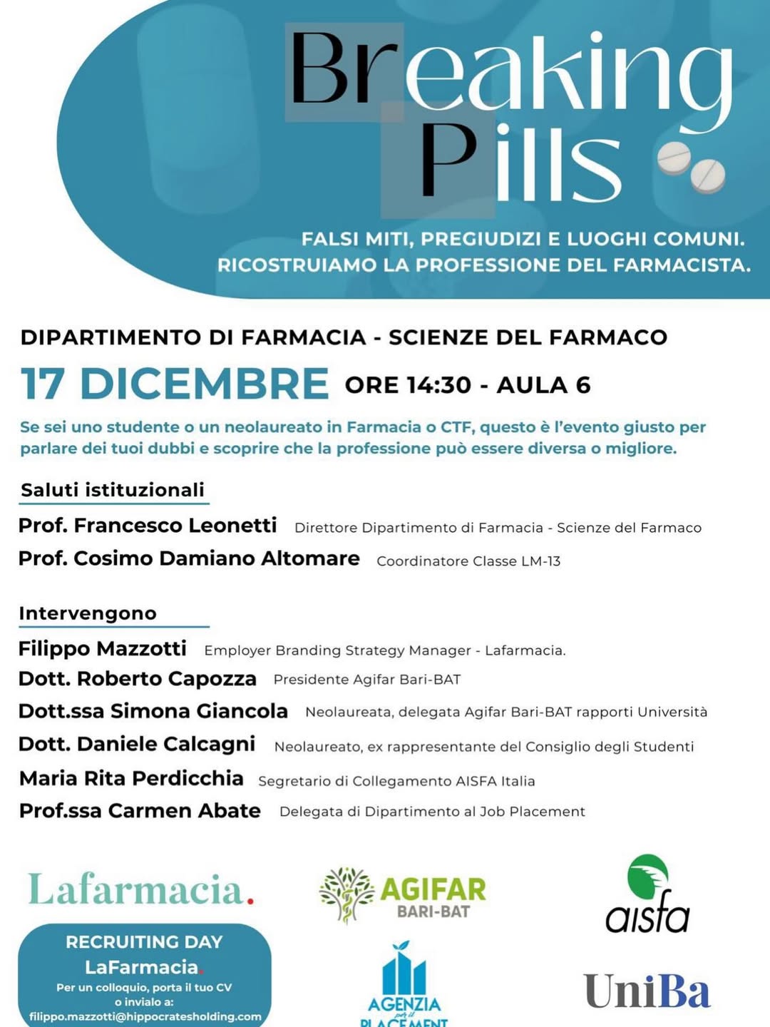 Breaking Pills: sfatiamo i falsi miti sulla professione del farmacista