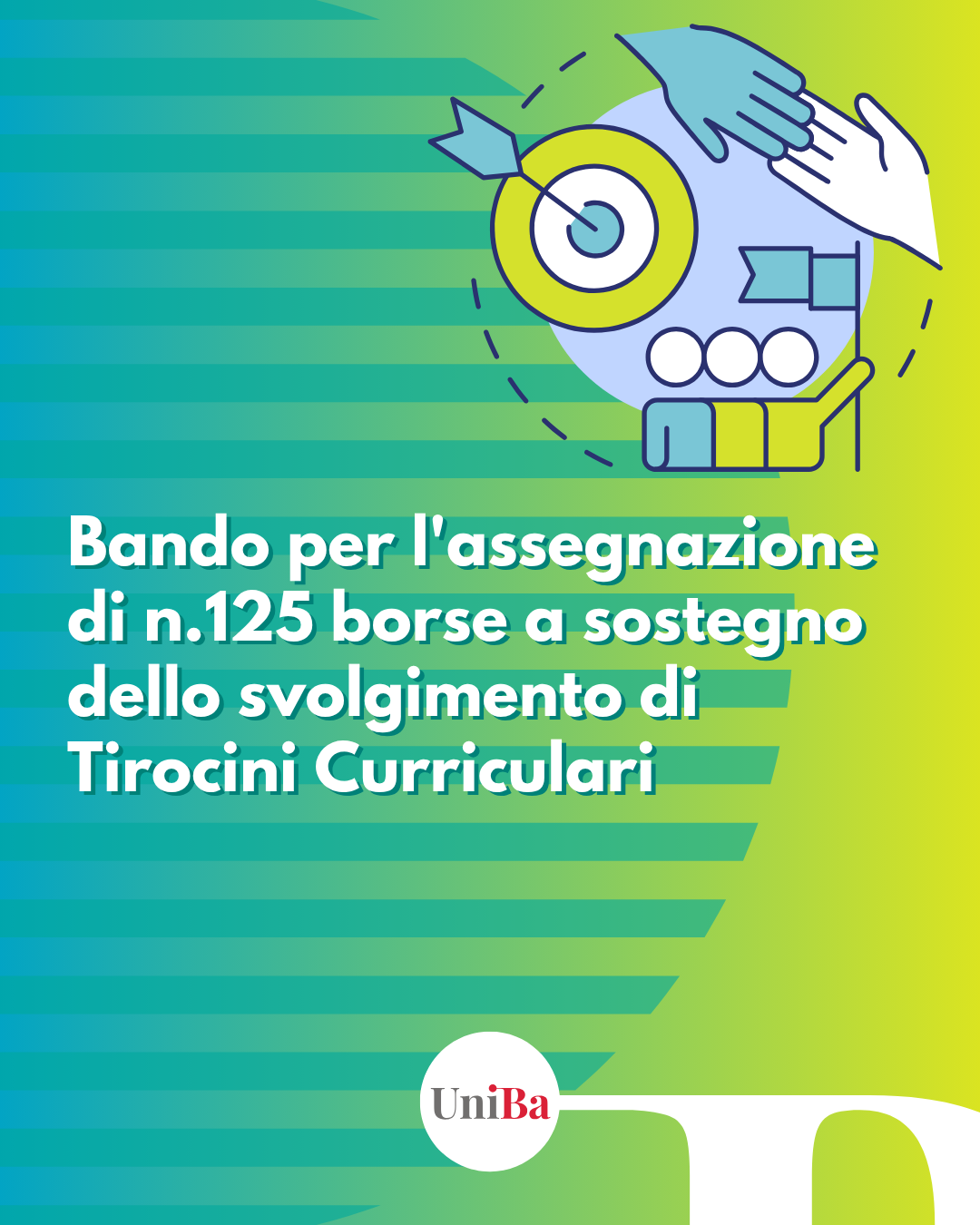 Bando per l'assegnazione di n.125 borse a sostegno dello svolgimento di tirocini curriculari