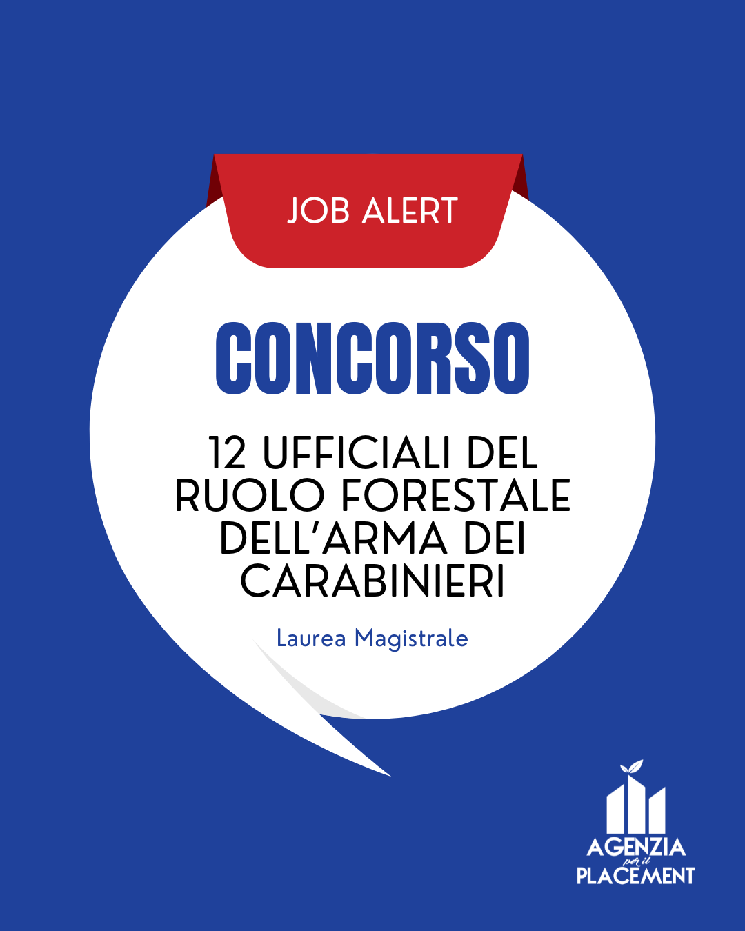 Concorso per 12 Tenenti ruolo Forestale Arma dei Carabinieri