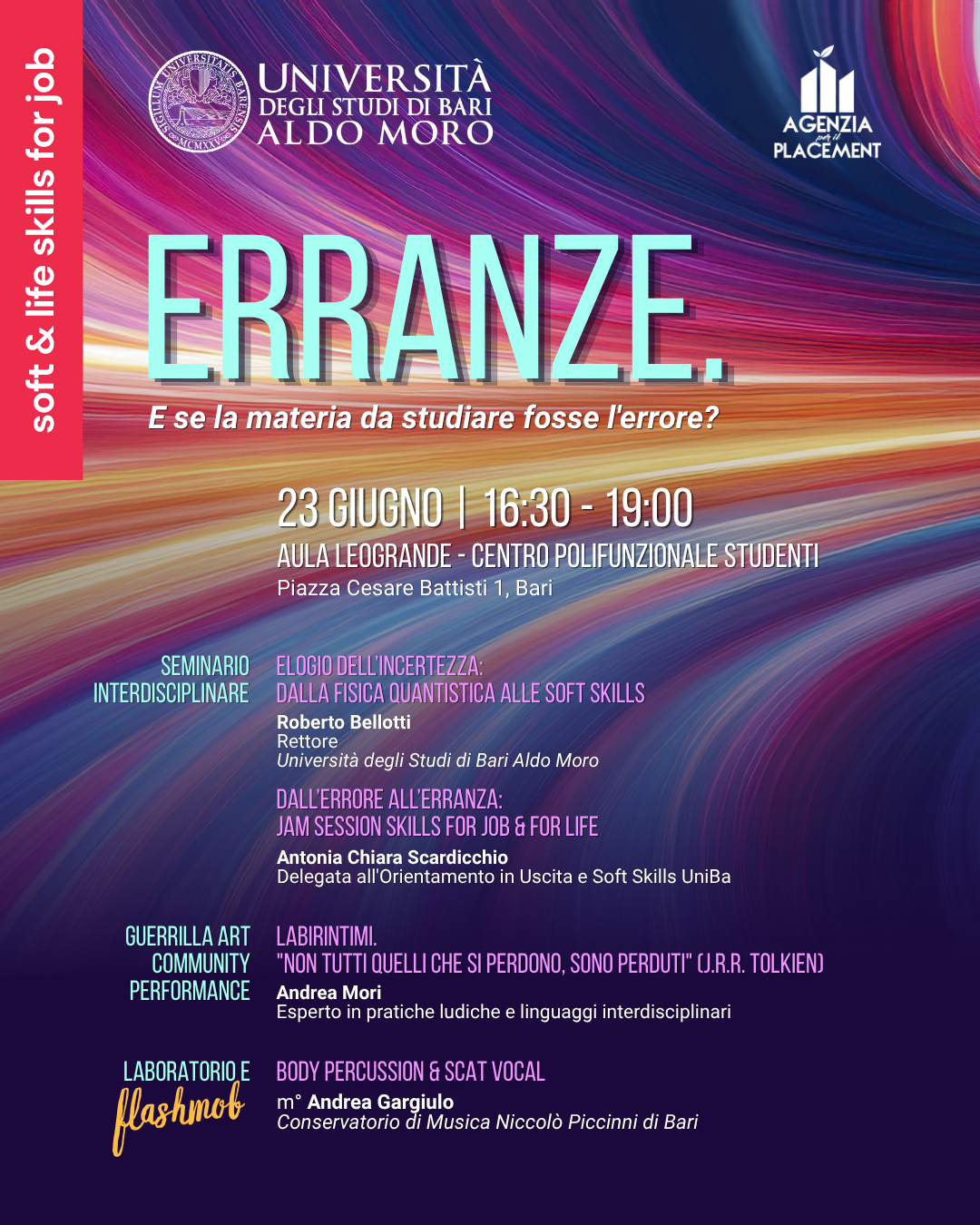ERRANZE. E se la materia da studiare fosse l’errore?
