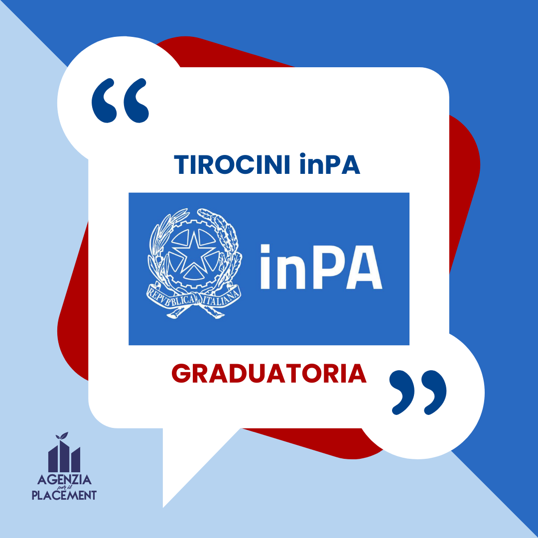 Graduatoria programma Tirocini inPA